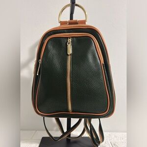 LIKE NEW | MADE IN ITALY | CONVERTIBLE BACKPACK SLING ADJUSTABLE ZIP SHOULDER
